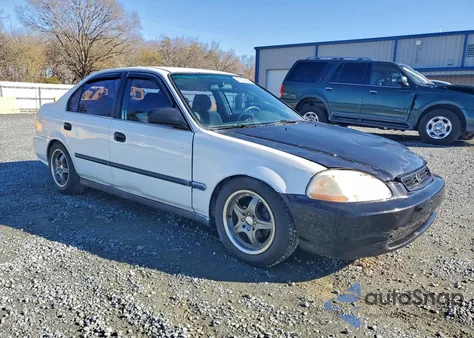 1998 Honda Civic Lx z USA, uszkodzony, nr VIN 2HGEJ6677WH520082